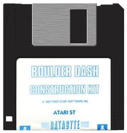 Artwork on the Disc for Boulder Dash Construction Kit on the Atari ST.