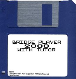 Artwork on the Disc for Bridge Player 2000 With Tutor on the Atari ST.