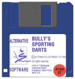 Artwork on the Disc for Bully's Sporting Darts on the Atari ST.