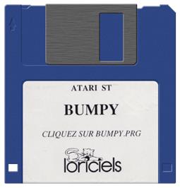 Artwork on the Disc for Bumpy on the Atari ST.