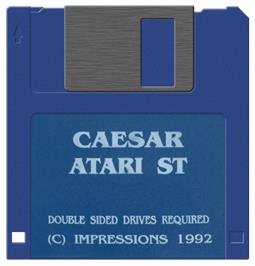 Artwork on the Disc for Caesar on the Atari ST.