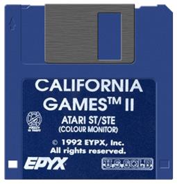 Artwork on the Disc for California Games 2 on the Atari ST.