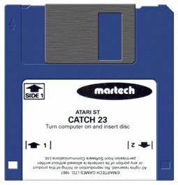 Artwork on the Disc for Catch 23 on the Atari ST.