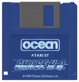 Artwork on the Disc for Chase H.Q. on the Atari ST.