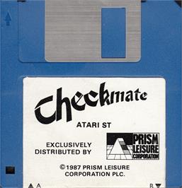 Artwork on the Disc for Checkmate on the Atari ST.