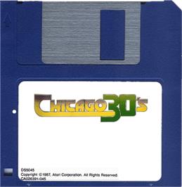 Artwork on the Disc for Chicago 30's on the Atari ST.