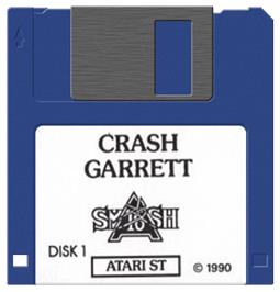 Artwork on the Disc for Crash Garrett on the Atari ST.