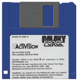 Artwork on the Disc for Damocles: Mercenary 2 on the Atari ST.