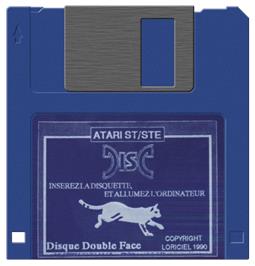Artwork on the Disc for Disc on the Atari ST.