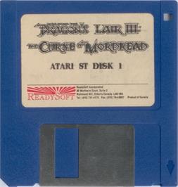 Artwork on the Disc for Dragon's Lair 3 - The Curse Of Mordread on the Atari ST.