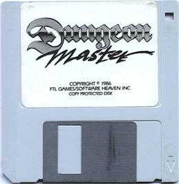Artwork on the Disc for Dungeon Master: Chaos Strikes Back - Expansion Set #1 on the Atari ST.