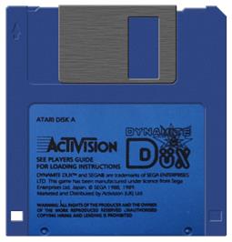 Artwork on the Disc for Dynamite Düx on the Atari ST.