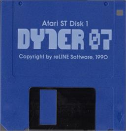 Artwork on the Disc for Dyter-07 on the Atari ST.
