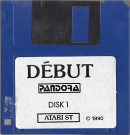 Artwork on the Disc for Début on the Atari ST.