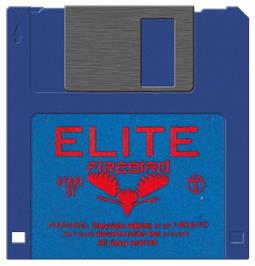 Artwork on the Disc for Elite on the Atari ST.