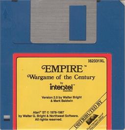 Artwork on the Disc for Empire: Wargame of the Century on the Atari ST.