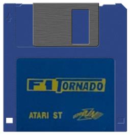 Artwork on the Disc for F1 Tornado on the Atari ST.