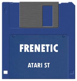 Artwork on the Disc for Fahrenheit 451 on the Atari ST.