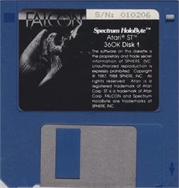 Artwork on the Disc for Falcon on the Atari ST.
