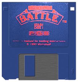 Artwork on the Disc for Final Battle, The on the Atari ST.
