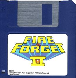 Artwork on the Disc for Fire And Forget 2 on the Atari ST.