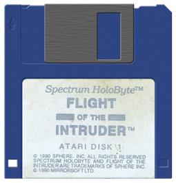 Artwork on the Disc for Flight of the Intruder on the Atari ST.