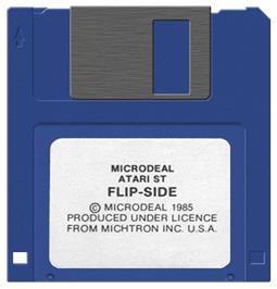 Artwork on the Disc for Flip Side on the Atari ST.