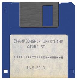 Artwork on the Disc for GBA Championship Basketball: Two-on-Two on the Atari ST.