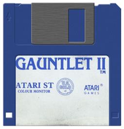 Artwork on the Disc for Gauntlet 2 on the Atari ST.