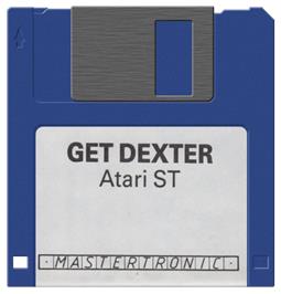 Artwork on the Disc for Get Dexter on the Atari ST.