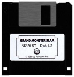 Artwork on the Disc for Grand Monster Slam on the Atari ST.