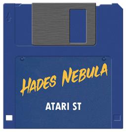 Artwork on the Disc for Hades Nebula on the Atari ST.