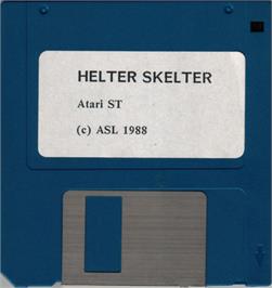 Artwork on the Disc for Helter Skelter on the Atari ST.