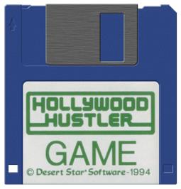 Artwork on the Disc for Hollywood Hustler on the Atari ST.