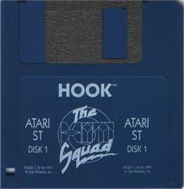 Artwork on the Disc for Hook on the Atari ST.