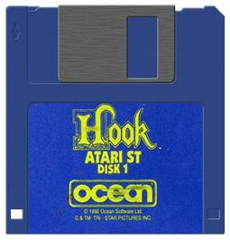 Artwork on the Disc for Hook on the Atari ST.