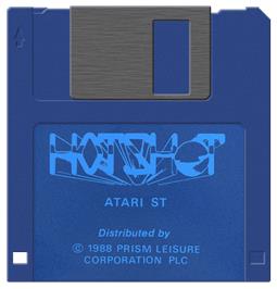 Artwork on the Disc for Hotshot on the Atari ST.