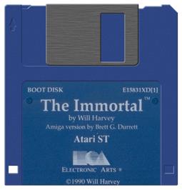 Artwork on the Disc for Immortal, The on the Atari ST.