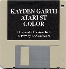 Artwork on the Disc for Kayden Garth on the Atari ST.