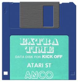 Artwork on the Disc for Kick Off on the Atari ST.