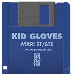 Artwork on the Disc for Kid Gloves on the Atari ST.