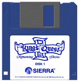 Artwork on the Disc for King's Quest 2 - Romancing The Throne on the Atari ST.