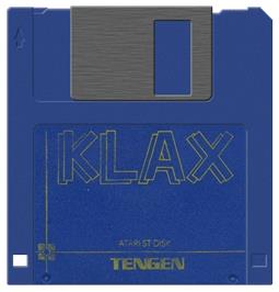 Artwork on the Disc for Klax on the Atari ST.