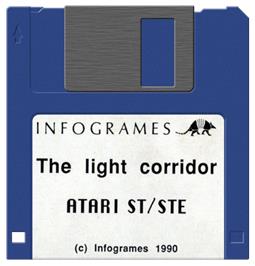 Artwork on the Disc for Light Corridor on the Atari ST.