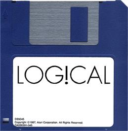 Artwork on the Disc for Log!cal on the Atari ST.