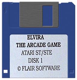 Artwork on the Disc for Lupo Alberto: The VideoGame on the Atari ST.