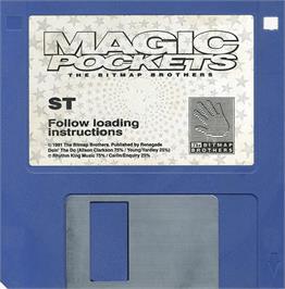 Artwork on the Disc for Magic Pockets on the Atari ST.