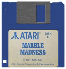 Artwork on the Disc for Motorbike Madness on the Atari ST.