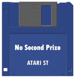 Artwork on the Disc for No Second Prize on the Atari ST.