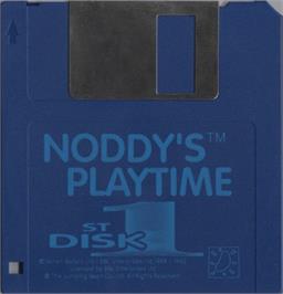 Artwork on the Disc for Noddy's Playtime on the Atari ST.